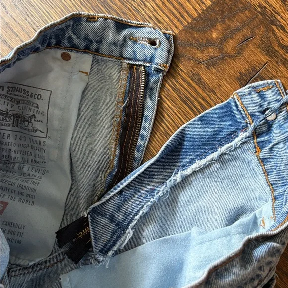 📌 Vintage 90s Levi’s 551 Relaxed Fit Tapered Leg Denim Jeans Women’s 6 Short S - Picture 12 of 12